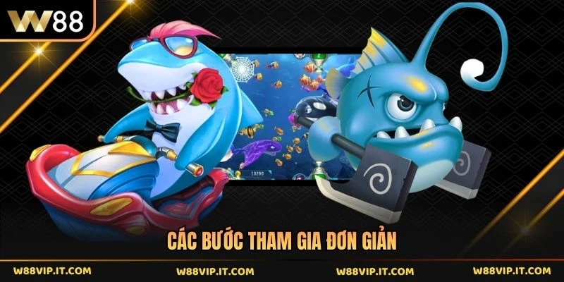 Các bước tham gia đơn giản