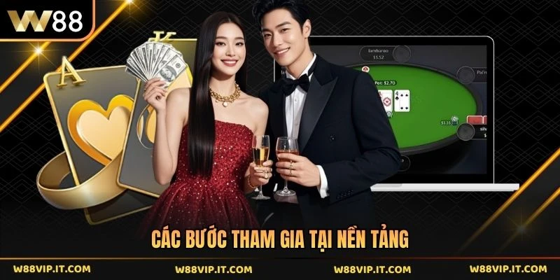 Các bước tham gia tại nền tảng