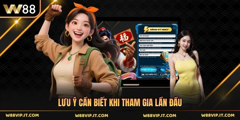 Lưu ý cần biết khi tham gia lần đầu